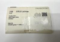 Swarovski Crystal Silver Night 4MM Xirius Lochrose SEW ON STONES 3188 embroidery materials couture material