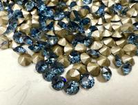 Swarovski Crystal PP32 4mm Denim Blue 1088 Xirius Chatons Vintage Swarovski rhinestones zirconium Crystal Clay Jewelry Repair