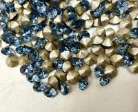 Swarovski Crystal PP32 4mm Denim Blue 1088 Xirius Chatons Vintage Swarovski rhinestones zirconium Crystal Clay Jewelry Repair