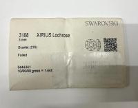 Swarovski Scarlet 3MM Xirius Lochrose SEW ON STONES 3188 embroidery materials couture material