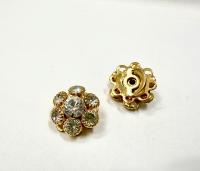 Swarovski Crystal Riveted 13mm Crystals, Victorian Classic gold plated Design DIY Supplies wedding decorations