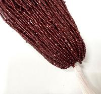 11/0 Hanks Charlotte Cut Beads Metallic Dark Raspberry