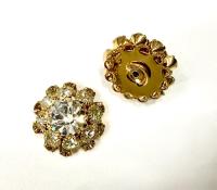 22 mm Vintage Gold plated Swarovski Embellishment DIY Supplies wedding decorations