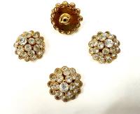 22 mm gold plated Vintage crystal Swarovski Embellishment DIY Supplies wedding decorations