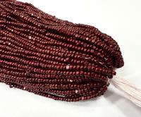 11/0 Hanks Charlotte Cut Beads Metallic Dark Raspberry