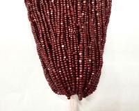 11/0 Hanks Charlotte Cut Beads Metallic Dark Raspberry