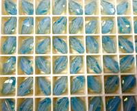 5203 – 12x8mm Vintage Swarovski Polygon Bead in Pacific Opal jewelry making beads