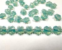 Swarovski Elements 8MM Swarovski 5744 Pacific Opal Faceted Flower Crystal Beads side drilled Premium Supply