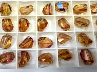 Swarovski Art 5524 CRYSTAL 16mm Cosmic Crystal Copper Beads