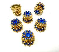 Swarovski Bird Cage Crystal in Sapphire