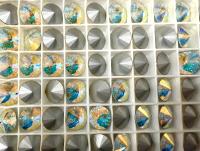 Swarovski vintage 47ss 1122 Rivoli Round Crystal Aurore Boreale stones jewelry making craft jewelry findings PREMIUM MATERIALS