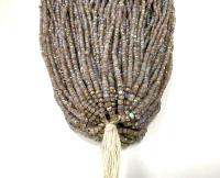 11/0 Hanks Charlotte Cut Beads Patina White Opal Antique Gold Lined Aurore Boreale PREMIUM SEED BEADS Native Supplies truecuts beads