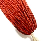 13/0 hanks Opaque Rust Charlotte Cut Beads, Czech Glass Beads