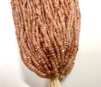 11/0 Hanks Charlotte Cut Beads Patina Opal Neon Orange Aurore Boreale PREMIUM SEED BEADS Native Supplies truecuts beads