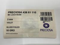 3mm Violet Preciosa Crystal Flat Back Sew-On Stones