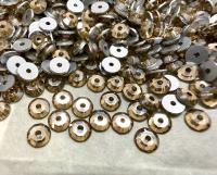 4mm Preciosa Crystal Honey Flat Back Sew-On Stones