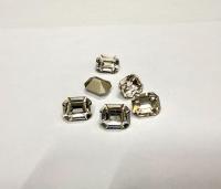 Vintage Swarovski Crystal Rhinestones, 10X8mm 2 PIECES Octagon (4600)