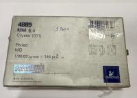 Swarovski 4889 Letter Shaped Fancy Stone Crystal (Letter B) 8mm