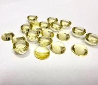 12 mm Swarovski Round Cabochon Cabs Jonquil unfoiled Article # 2090/4 Vintage Flat Back