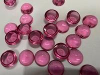 8 mm Swarovski Round Cabochon Cabs Rose unfoiled Article # 2090/4 Vintage Flat Back