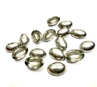 Vintage Swarovski Crystal Silver Cabochons 16x11 mm, Flat Back Oval (2/6 Pieces)