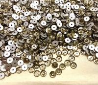 4mm Preciosa Crystal Black Diamond Flat Back Sew-On Stones