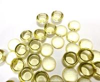 8 mm Swarovski Round Cabochon Cabs Jonquil unfoiled Article # 2090/4 Vintage Flat Back
