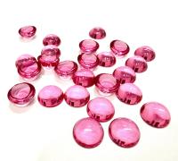 8 mm Swarovski Round Cabochon Cabs Rose unfoiled Article # 2090/4 Vintage Flat Back