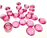 8 mm Swarovski Round Cabochon Cabs Rose unfoiled Article # 2090/4 Vintage Flat Back
