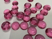 8 mm Swarovski Round Cabochon Cabs Rose unfoiled Article # 2090/4 Vintage Flat Back