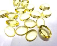 Swarovski 18x13 mm Vintage Jonquil Unfoiled Flat Back Oval Cabochon 2/6 Pieces