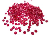 3mm Swarovski Ruby Givré Vintage Cabochons, Flat Back