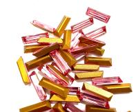 10x3 mm Swarovski 4500 Light Rose Baguette Fancy Stone  gemstones jewlery making color zirconium