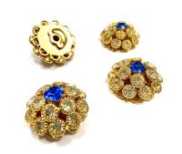18 mm Vintage Gold plated Swarovski Embellishment DIY Supplies wedding decorations