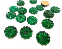 10mm Vintage Czech Crystal Flat Back Sew-On Stone Loch Rose