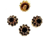 22 mm Vintage Gold Plated Swarovski Embellishment DIY Supplies wedding decorations