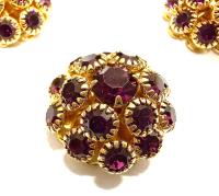 18 mm Vintage Gold plated Swarovski Embellishment DIY Supplies wedding decorations