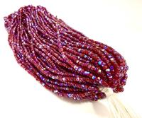 11/0 Hanks Charlotte true Cut Beads Patina Siam Aurore Boreale