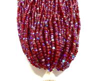 11/0 Hanks Charlotte true Cut Beads Patina Siam Aurore Boreale