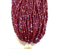 11/0 Hanks Charlotte true Cut Beads Patina Siam Aurore Boreale