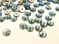 3mm Preciosa Crystal Light Sapphire Flat Back Sew-On Stones