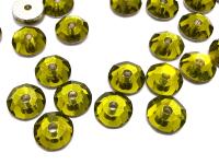 3mm Preciosa Crystal Olivine Flat Back Sew-On Stones