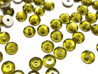 3mm Preciosa Crystal Olivine Flat Back Sew-On Stones