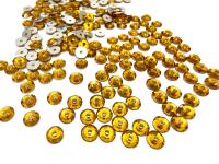 3mm Preciosa Crystal Topaz Flat Back Sew-On Stones