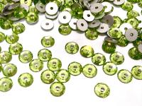 3mm Preciosa Crystal Peridot Flat Back Sew-On Stones