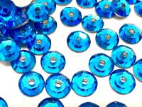 3mm Preciosa Crystal Capri Blue Flat Back Sew-On Stones