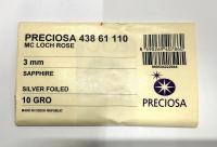 3mm Preciosa Crystal Sapphire Flat Back Sew-On Stones
