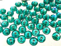3mm Preciosa Crystal Blue Zircon Flat Back Sew-On Stones