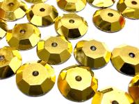 8mm Crystal Aurum Lochrose Stones – Preciosa Flat Back Sew-On Stones , Czech Beads