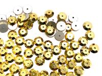 8mm Crystal Aurum Lochrose Stones – Preciosa Flat Back Sew-On Stones , Czech Beads